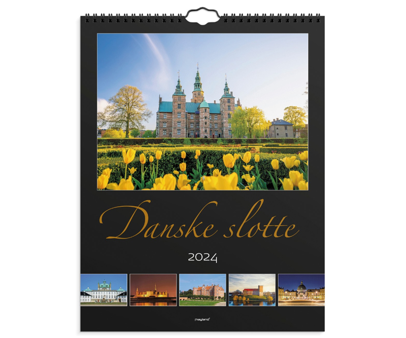 Mayland Vægkalender Danske slotte 2024