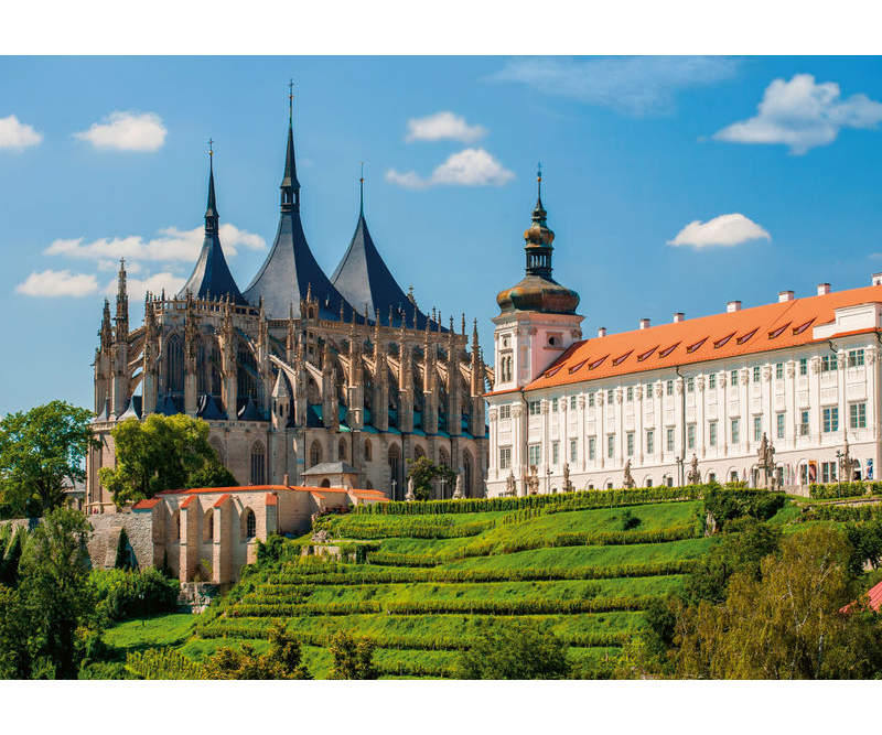 Puslespil - St. Barbara katedralen, Kutná Hora, Tjekkiet 500 brikker