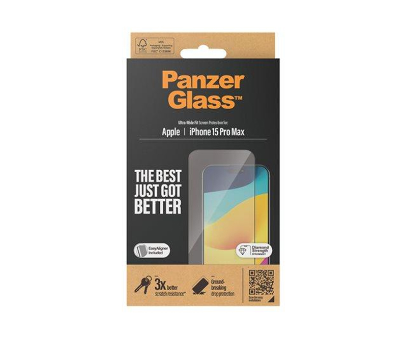 PanzerGlass Apple iPhone 15 Pro Max UWF
