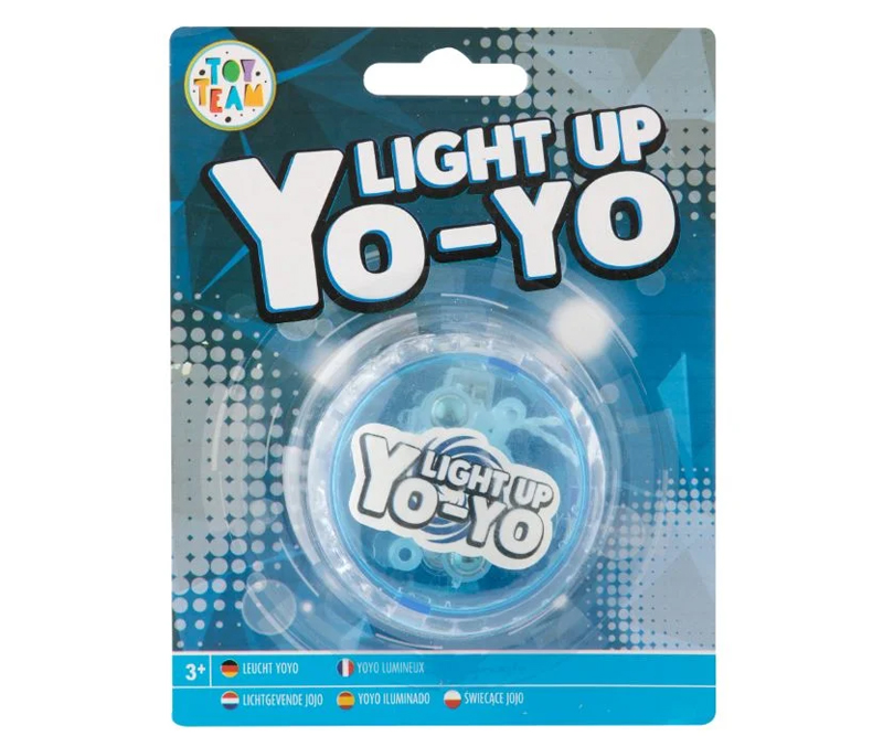Yo-Yo med lys - Blå