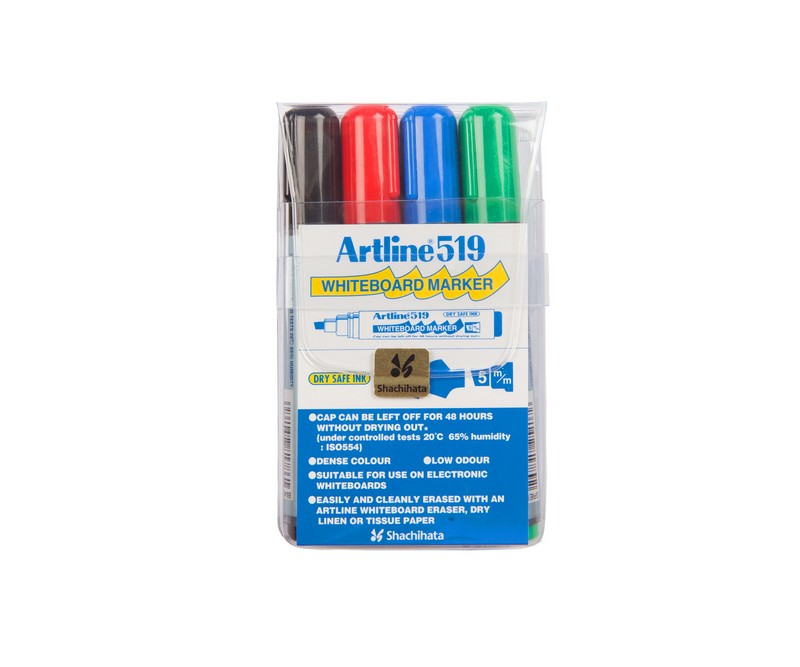 Artline Whiteboard Marker 519 - 4 pack