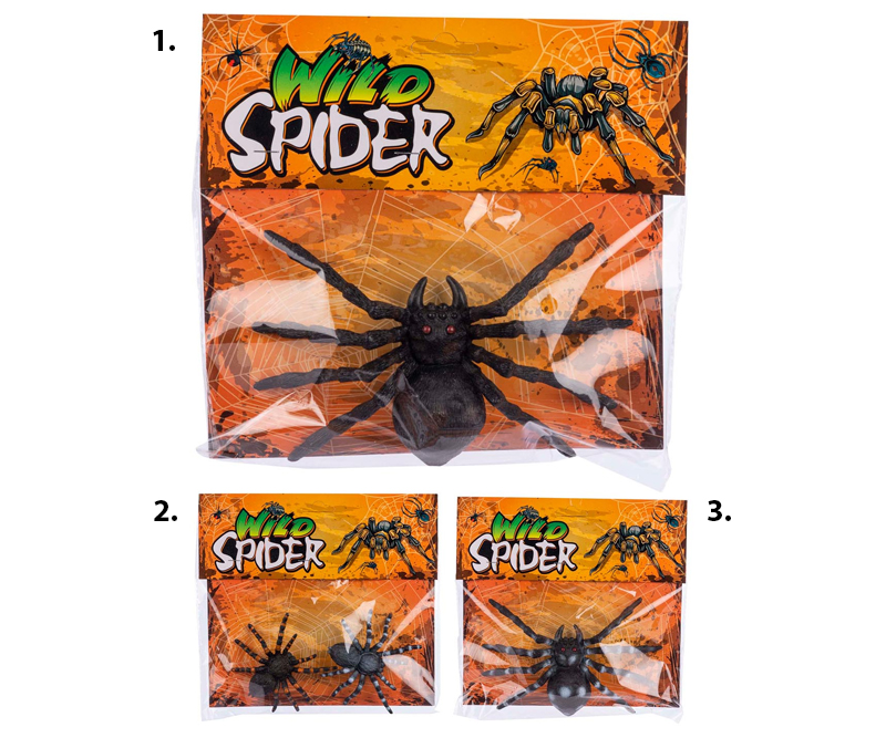 1 kæmpe edderkop eller 2 store edderkopper
