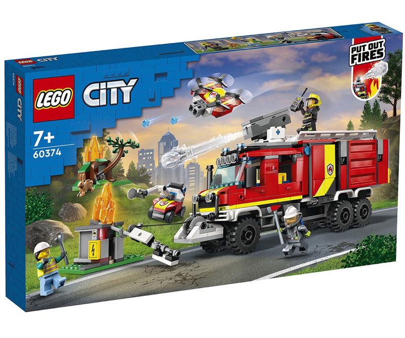 LEGO CITY Brandvæsnets kommandovogn (60374)