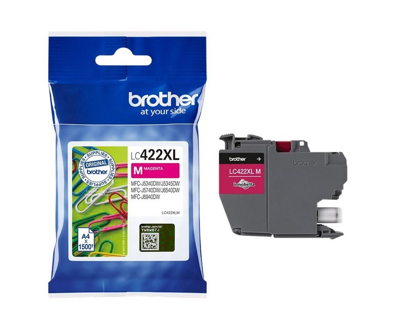 Brother LC 422XL Magenta 1500 sider