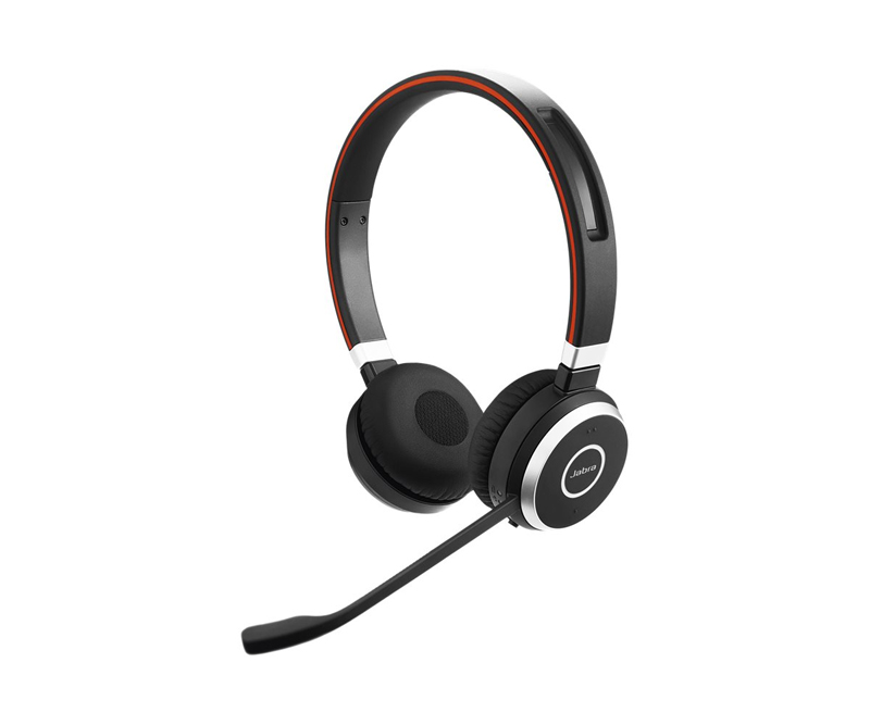 Jabra Evolve 65 SE MS Stereo Trådløs Headset Sort