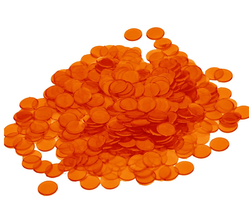 Bankobrikker plastik Orange 100 stk