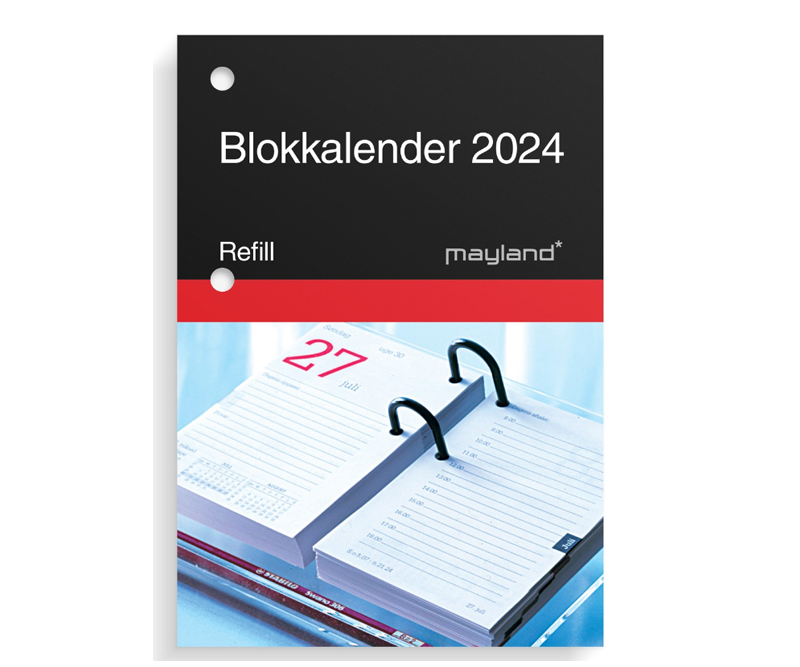 Mayland Blokkalender REFILL 2024