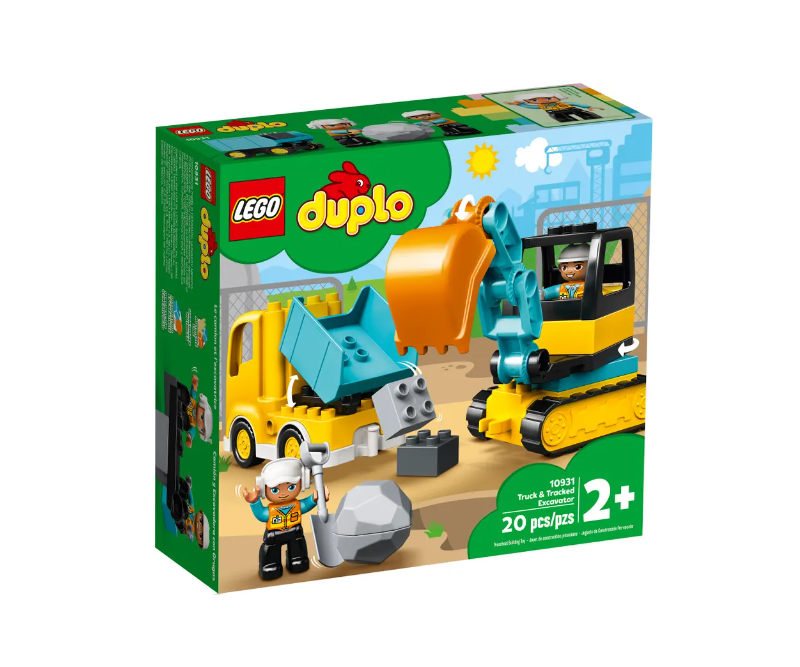 LEGO Duplo Lastbil og gravemaskine på larvefødder (10931)