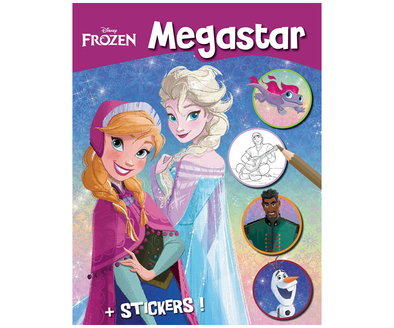 Disney Frozen Megastar malebog med klistermærker