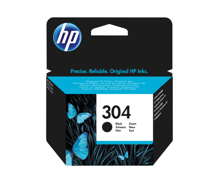 HP 304 Inkjet - Sort - 120 Sider