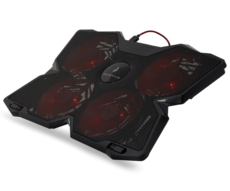 SureFire Bora Gaming Laptop Cooling Pad - Red