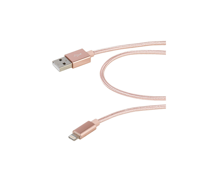Vivanco Longlife Lightning Cable 1.5m MFI Rosa guld