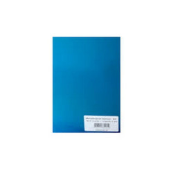 Metalliseret karton A4 250 g. 5 ark. Blå