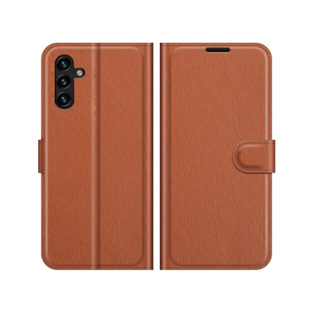 Samsung Galaxy A13 5G / A04s 4G - Læder cover / pung - Brun