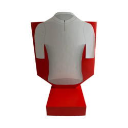 Sangskjuler - Cykeltrøje, Rød m/hvid trøje, 1 stk
