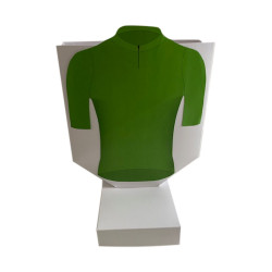 Sangskjuler - Cykeltrøje, Hvid m/grøn trøje, 1 stk