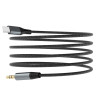 Dudao L11PROT 3.5mm Jack to USB-C cable 1m grå