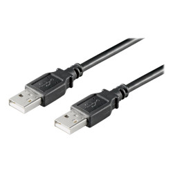 goobay USB 2.0 USB-kabel 1.8m Sort