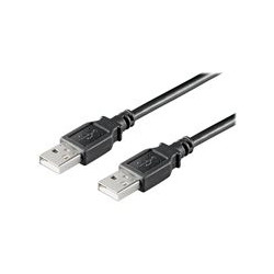 goobay USB 2.0 USB-kabel 3m Sort
