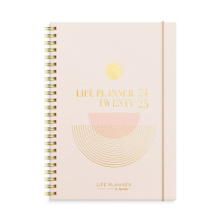 Studie Life Planner Pink A5 ugekalender - 2024/2025