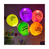 ILLOOMS Light Up balloner "Happy Birthday", h38 cm  - 5 stk.