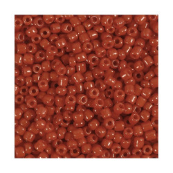 Rocaiperler, ø3 mm, str. 8/0, hulstr.0,6-1,0 mm, Mørk rød,100 g/1 pk