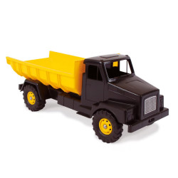 Dantoy Lastbil stor L:69 cm - Sort og gul