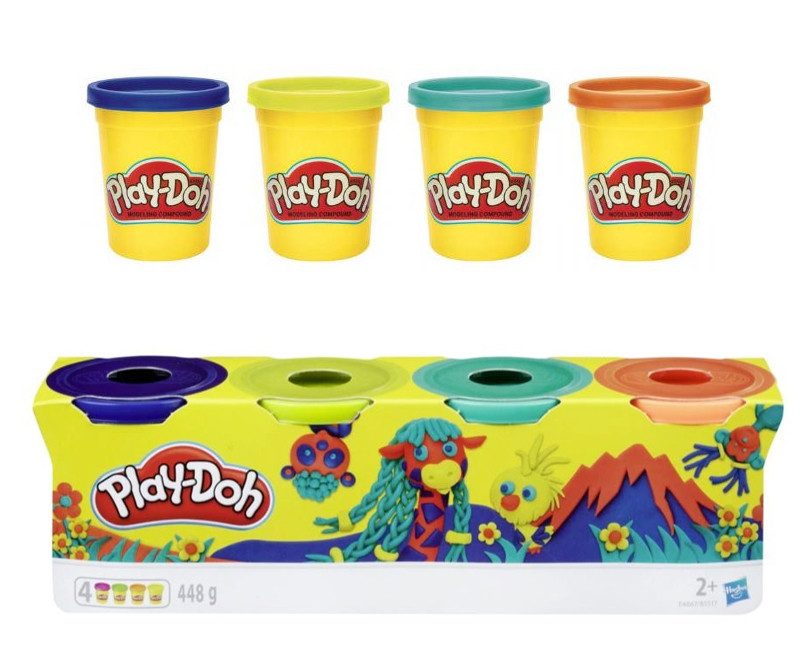 Hasbro Play-Doh 4-Pack - Wild