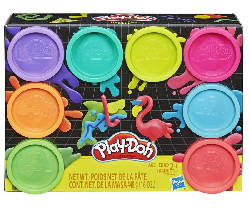 Hasbro Play-Doh 8-Pack - Neon