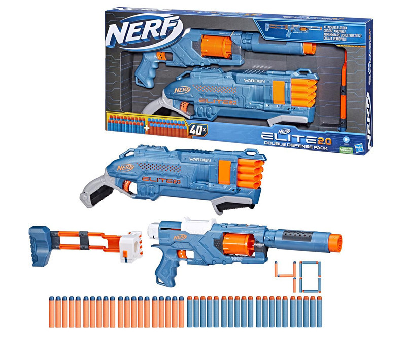 Hasbro Nerf N-Strike Elite 2.0 Double Defense Pack