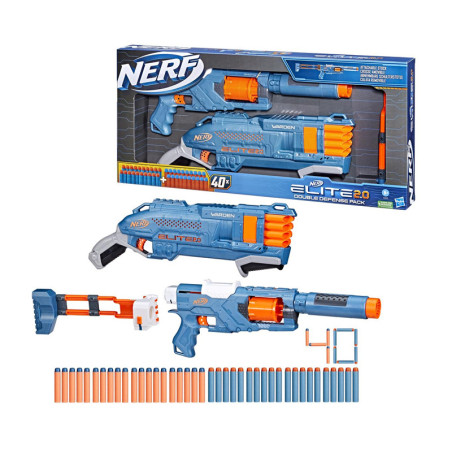 Hasbro Nerf N-Strike Elite 2.0 Double Defense Pack