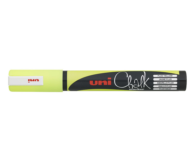 Uni Chalkmarker PWE-5M - fluo gul