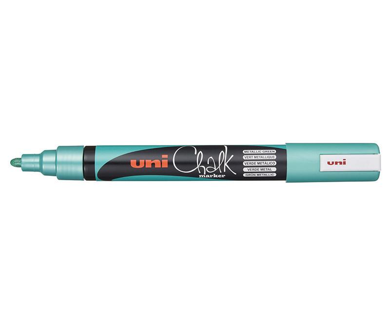 Uni Chalkmarker PWE-5M - metallic grøn