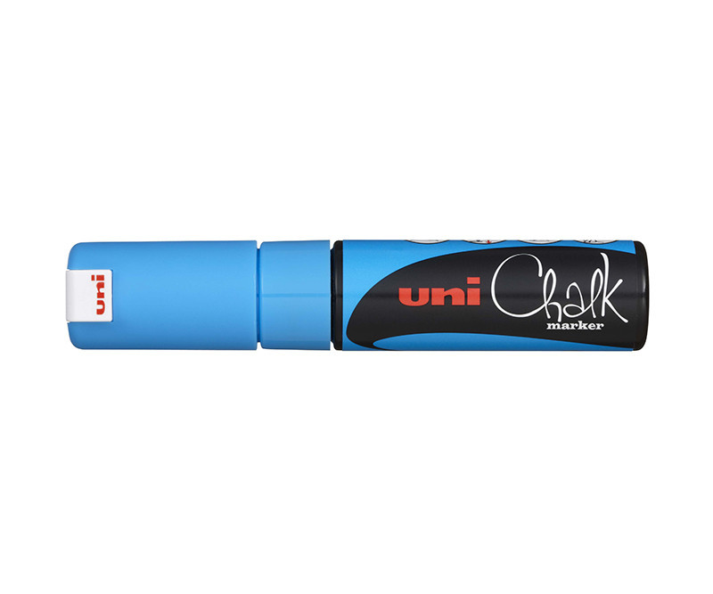 Uni Chalkmarker PWE-8K - lyseblå