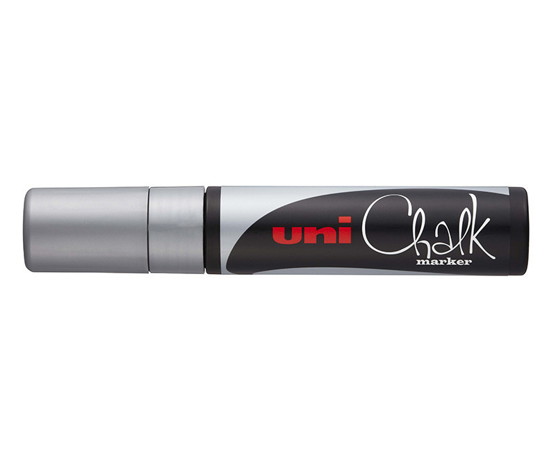 Uni Chalkmarker PWE-17K - sølv