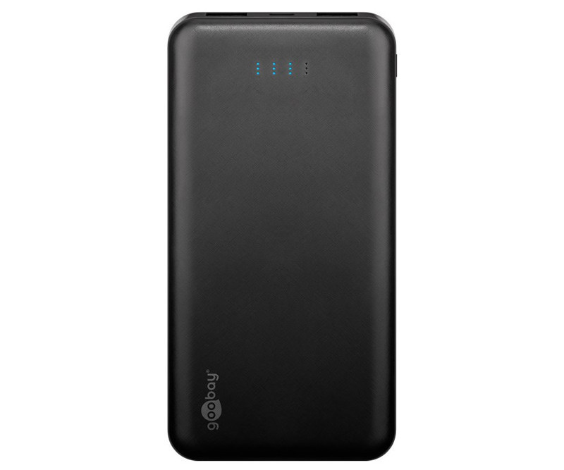 Goobay slimline Powerbank 10000mAh - Sort