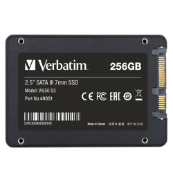 Verbatim SSD Vi550 2.5" SATA-600 -  256GB