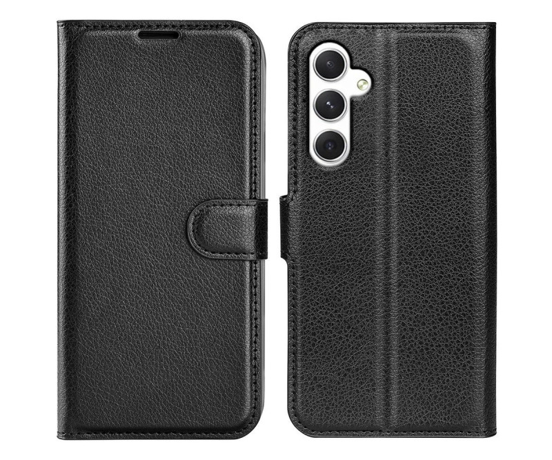 Samsung Galaxy S24 - læder cover - sort