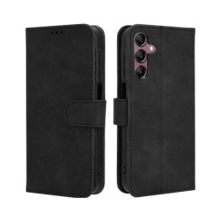 Samsung Galaxy A15 4G - Kunstlæder pung / cover - Sort