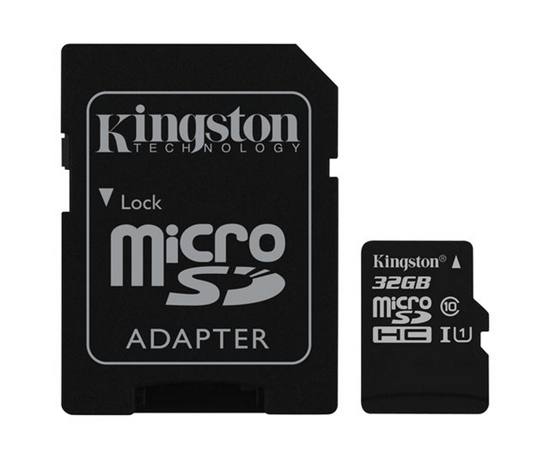 Kingston microSDHC Canvas Select 32GB + adapter