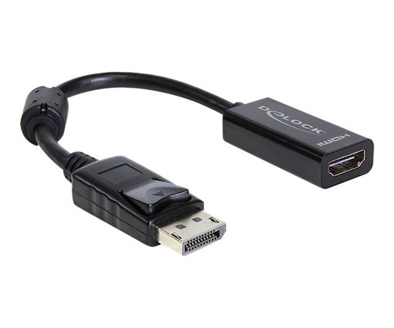 Delock adapter DisplayPort / HDMI 12.5cm