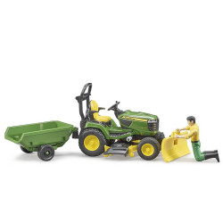 Bruder John Deere Havetraktor med tipvogn