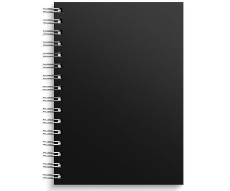 Notebook A5 black