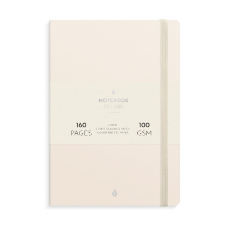 Notebook Deluxe A5 - beige