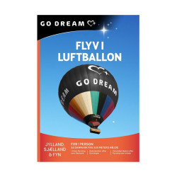 GO DREAM - FLYV I LUFTBALLON (Fysisk Gaveæske)