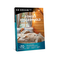 GO DREAM - 3-DAGES HYGGEOPHOLD (Fysisk Gaveæske)