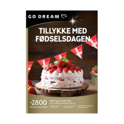 Go Dream - Tillykke med fødselsdagen - 299 (Fysisk Gaveæske)