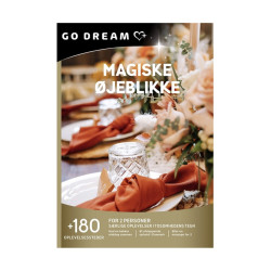 GO DREAM - Magisk øjeblikke for 2 (Fysisk Gaveæske)