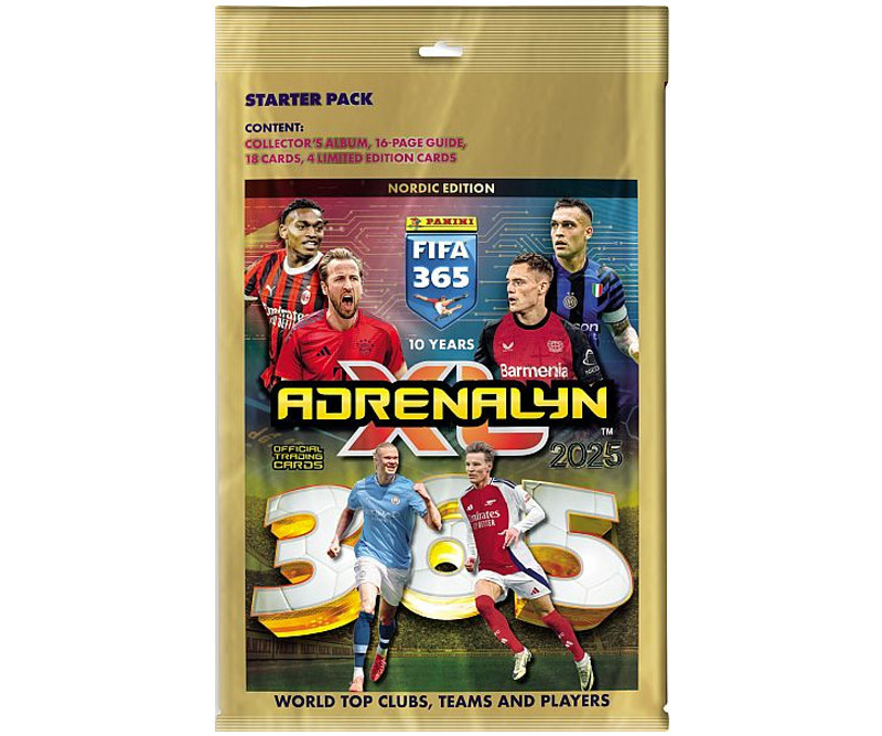 Panini - Adrenalyn XL FIFA 365 2025 Nordic Edition - Startersæt