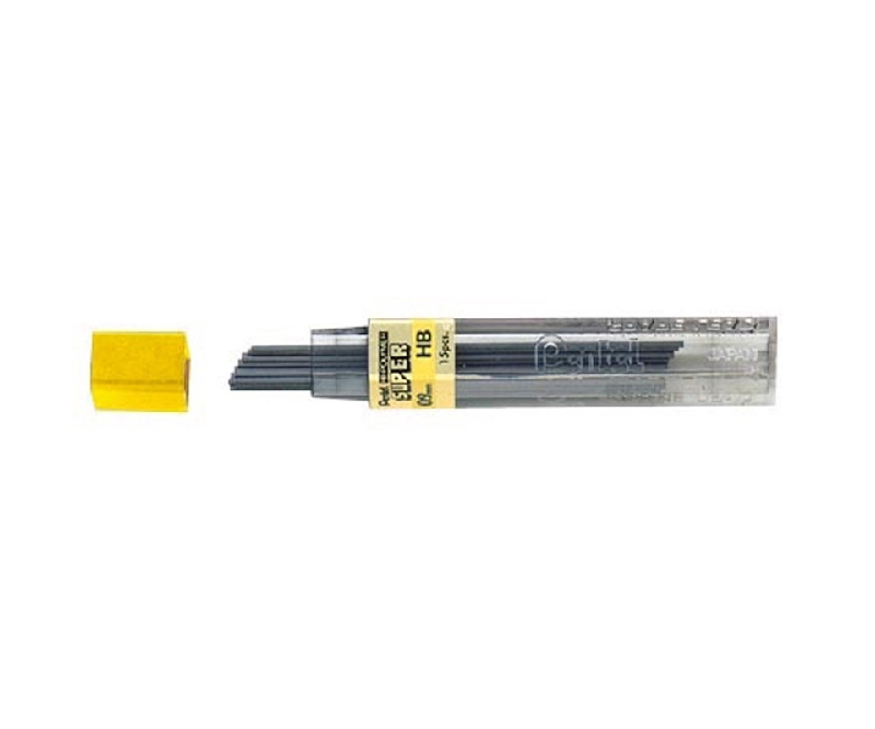 Pentel Stifter 0,9 mm HB - 15 stk. pr. tube